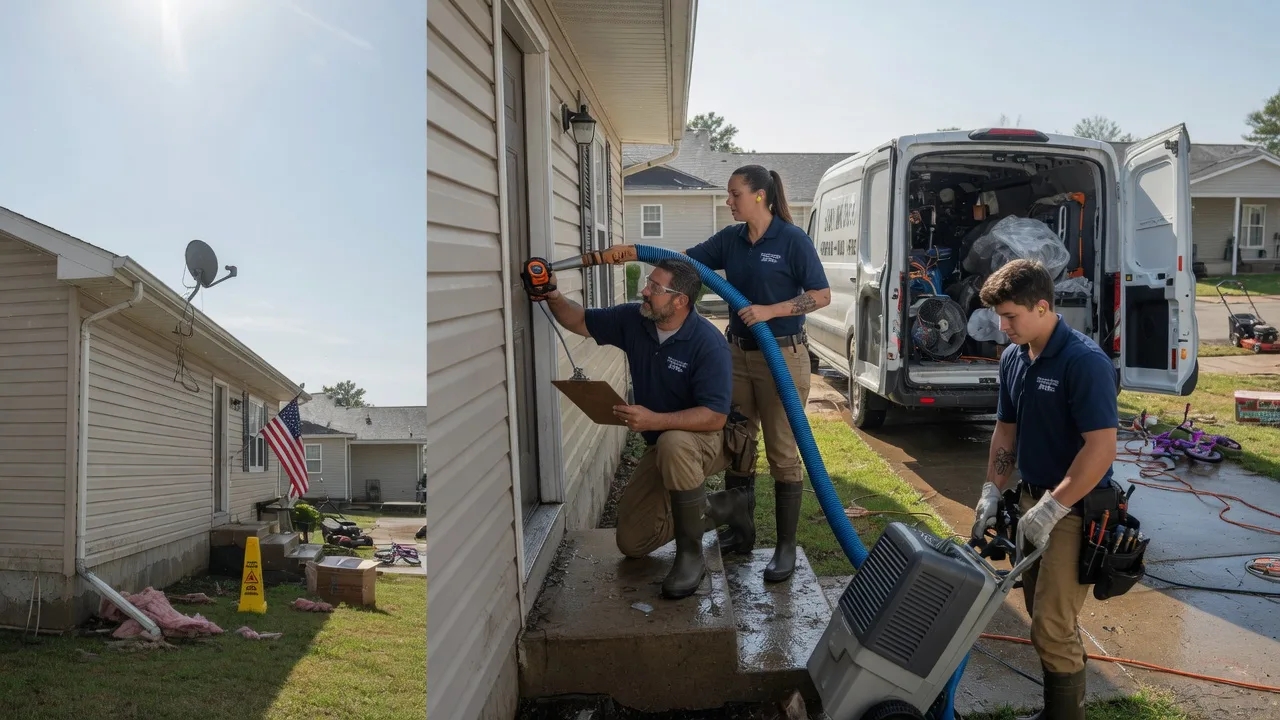 Ceiling Water Damage Restoration in Swayzee, IN near me